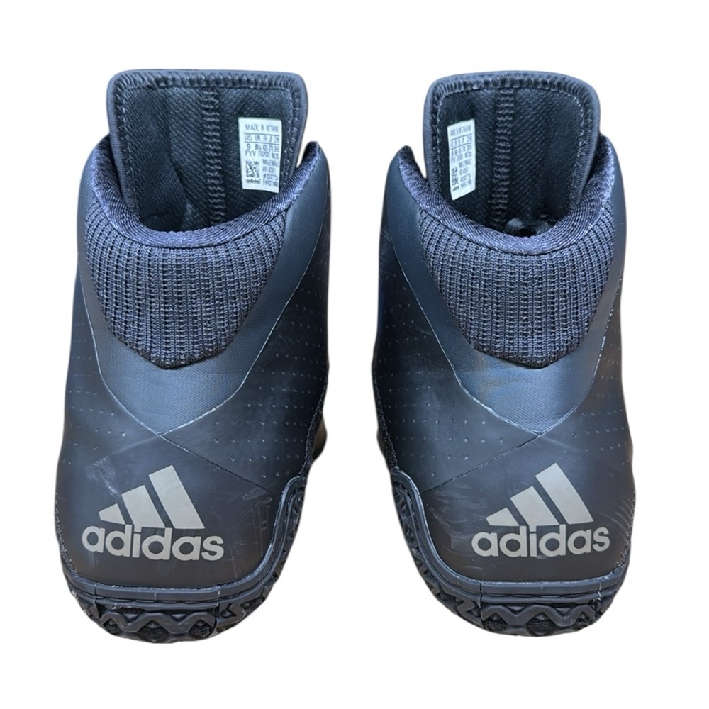 Adidas Mat Wizard 4 Black Carbon AC6971 Men's High Top Wrestling Shoes Size US 9 - Picture 7 of 13